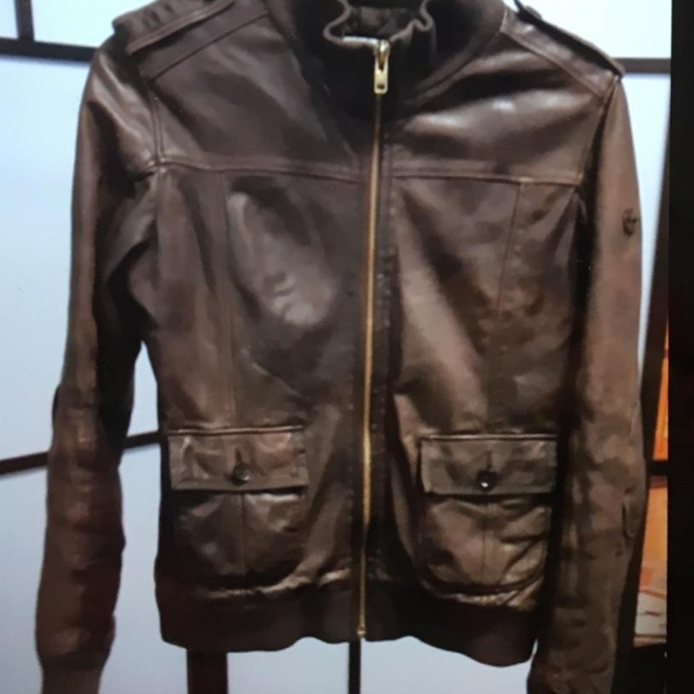 Leather jacket Timberland